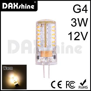 DAXSHINE 57LED G4 3W 12V Warm White 2800-3200K 180-200lm       